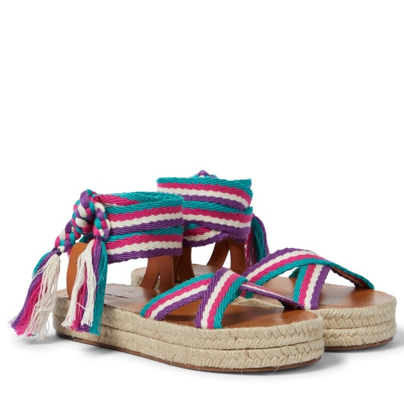 ISABEL MARANT NWT Box Mezzee Platform Wedge Espadrille 36/6 - Picture 2 of 9